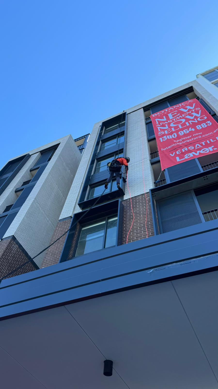 Rope Access Pressure Cleaning